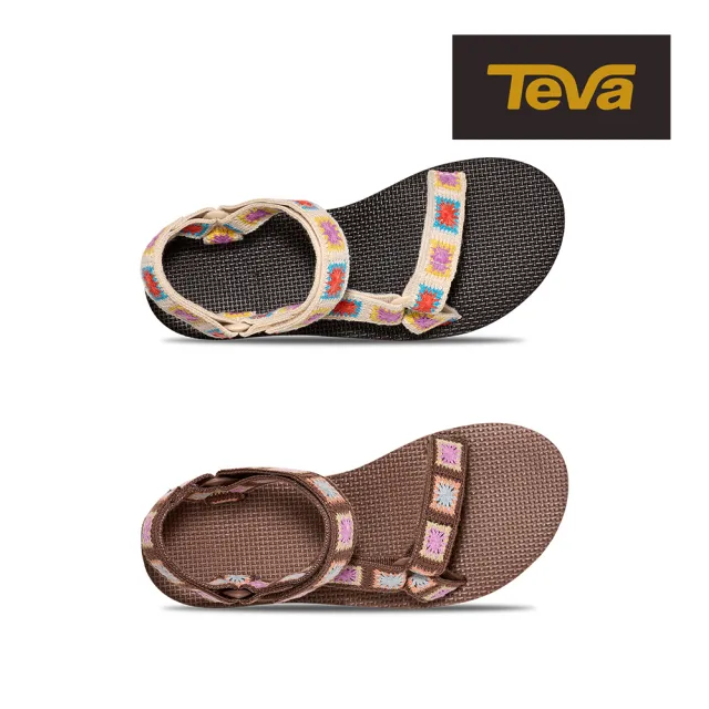 【TEVA】女涼鞋 鉤針編織厚底涼鞋 Flatform Universal Crochet 原廠(雙色任選)