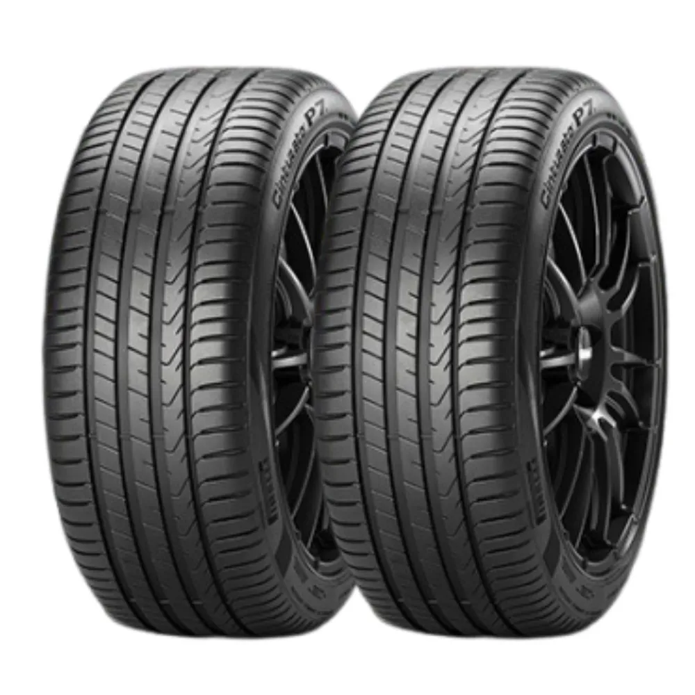 【PIRELLI 倍耐力】Cinturato P7 P7C2 產地德國 賓士認證 轎車輪胎 -二入組 255/50/18 106Y XL(安托華)