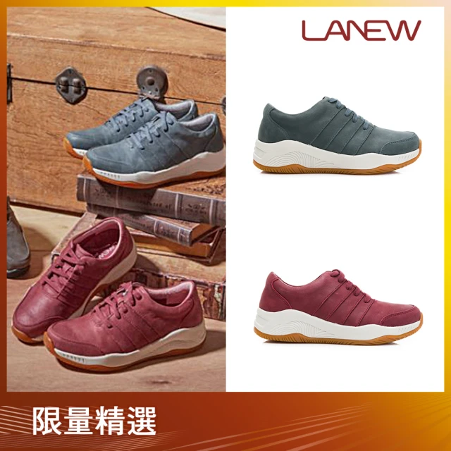 【LA NEW】飛彈系列 減壓/優纖淨/手縫 真皮休閒鞋(女/多款)