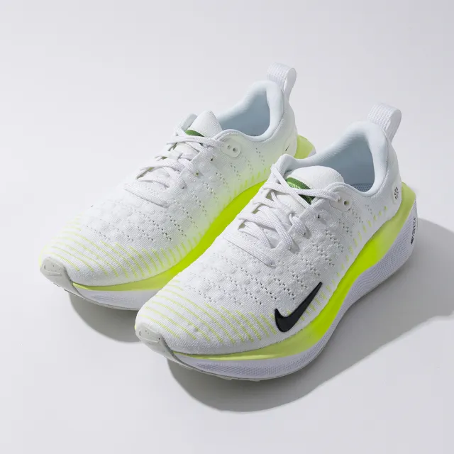 【NIKE 耐吉】React Infinity Run 4 女鞋 白黃色   路跑 訓練 運動 緩震 慢跑鞋 DR2670-101