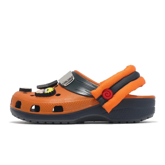 【Crocs】x 火影忍者 洞洞鞋 Naruto Classic Clog K 中童 漩渦鳴人 亮橘 小朋友 聯名(209460014)