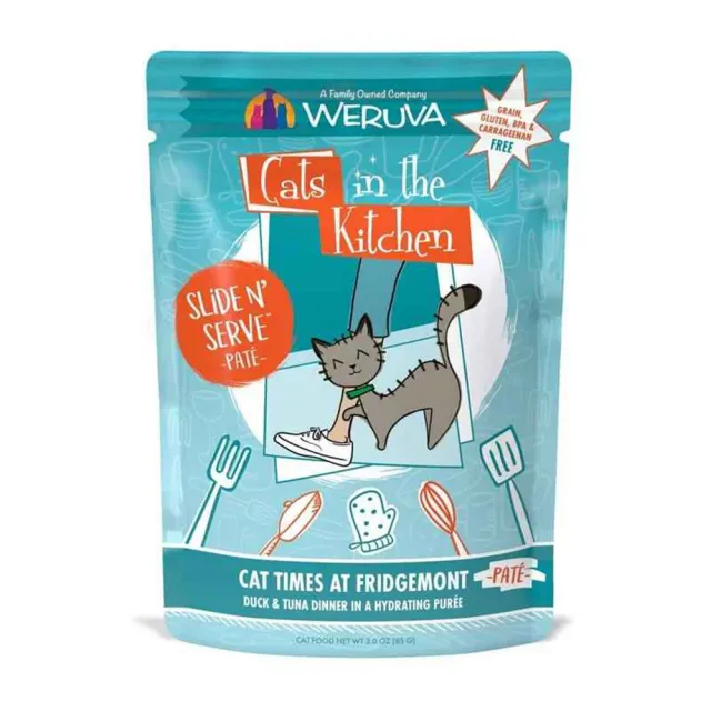 【Cats in the Kitchen 凱特美廚】貓咪易開餵主食餐包 3.0oz/85g*24包組(貓餐包)