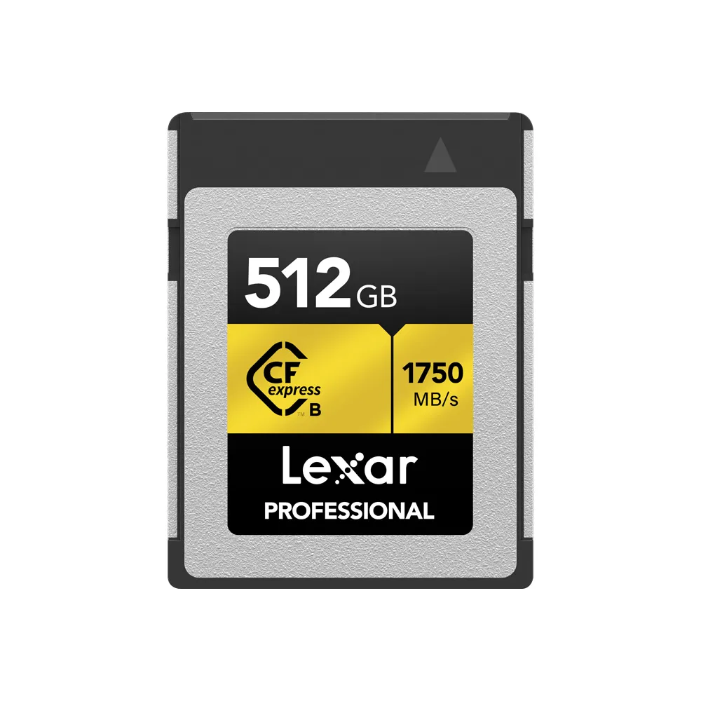 【Lexar 雷克沙】Professional CFexpress Type B Gold Series 512G記憶卡