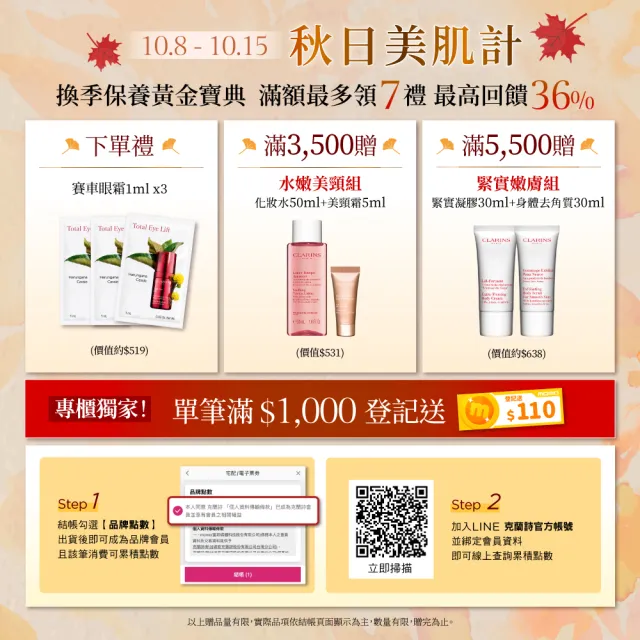 【CLARINS 克蘭詩】極美活膚身體精華200ml