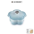 【Le Creuset】琺瑯鑄鐵鍋山茶花鍋20cm(雪紡粉/海岸藍/棉花白-鋼頭-內鍋白 3色選1)