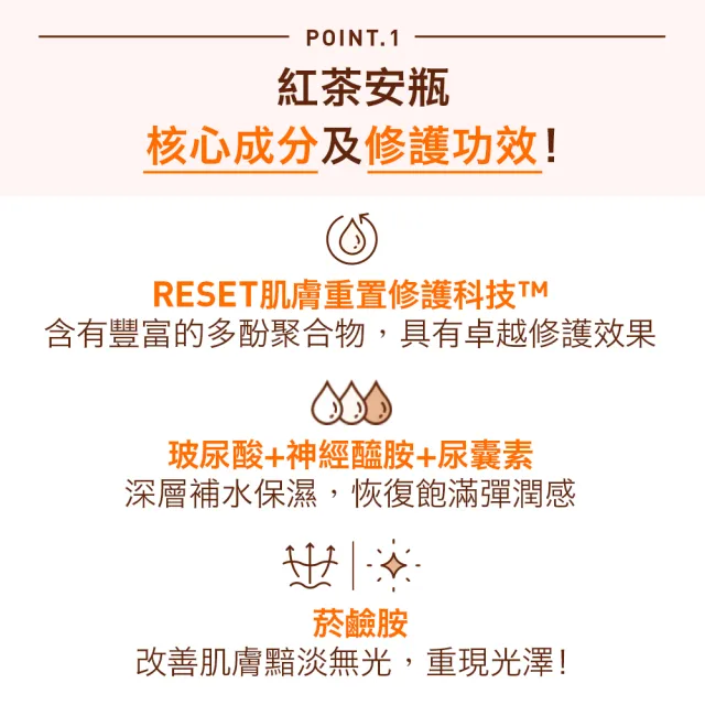 【INNISFREE】紅茶極效修護安瓶面膜