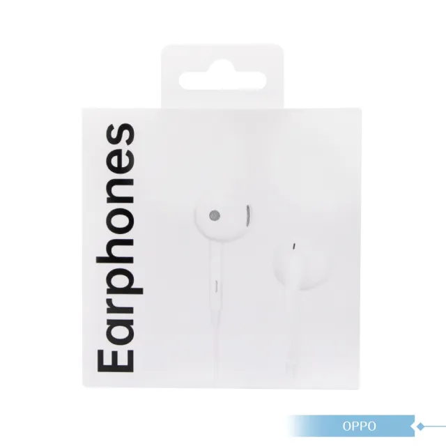 【OPPO】MH135 原廠盒裝 / 高品質半入耳式耳機 3.5mm(白色)