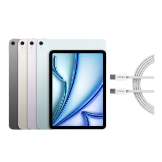 【Apple】2024 iPad Air 13吋/WiFi/256G(60W快充充電線組)
