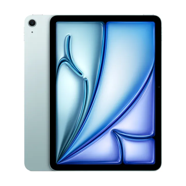 【Apple】2024 iPad Air 11吋/WiFi/128G(三折筆槽殼+鋼化保貼組)