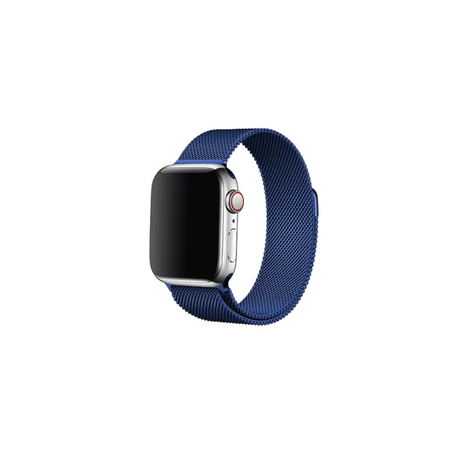 【YOMIX 優迷】Apple watch Ultra/9/8/7/SE2/6/SE/5/4/3專用米蘭尼斯金屬錶帶(10色任選)