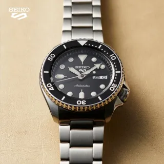 【SEIKO 精工】5 Sports 系列 黑面日期星期機械錶 -42.5mm/SK027(SRPD55K1/4R36-07G0Q)