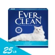 【EverClean 藍鑽】強效凝結除臭貓砂25LB-2入組(美規)