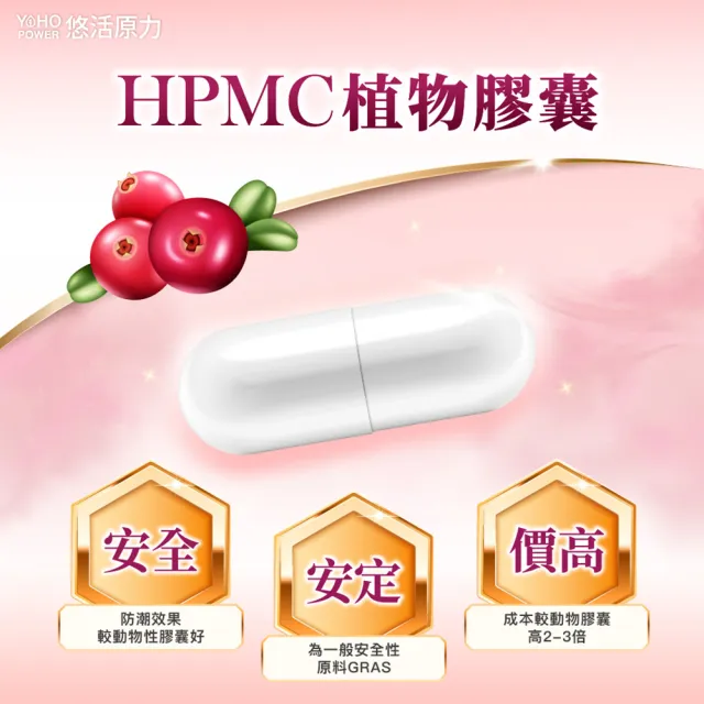 【悠活原力】高濃縮蔓越莓私密益生菌植物膠囊X6盒(30粒/盒 蔓越莓 私密益生菌 蔓越莓益生菌)