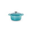 【Le Creuset】典藏琺瑯鑄鐵鍋圓鍋18cm 3色可選(贈 嬰兒小熊/汽車烤盅 2入)