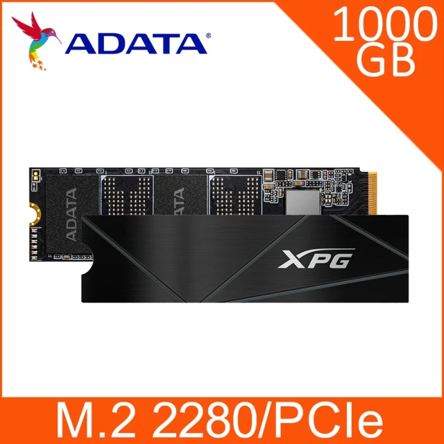 ADATA 威剛 XPG GAMMIX S50 Core 1000GB PCIe 4.0 M.2 2280固態硬碟