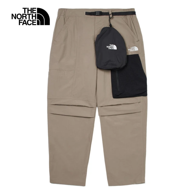 The North Face 北面男款灰色吸濕排汗涼感縮口褲