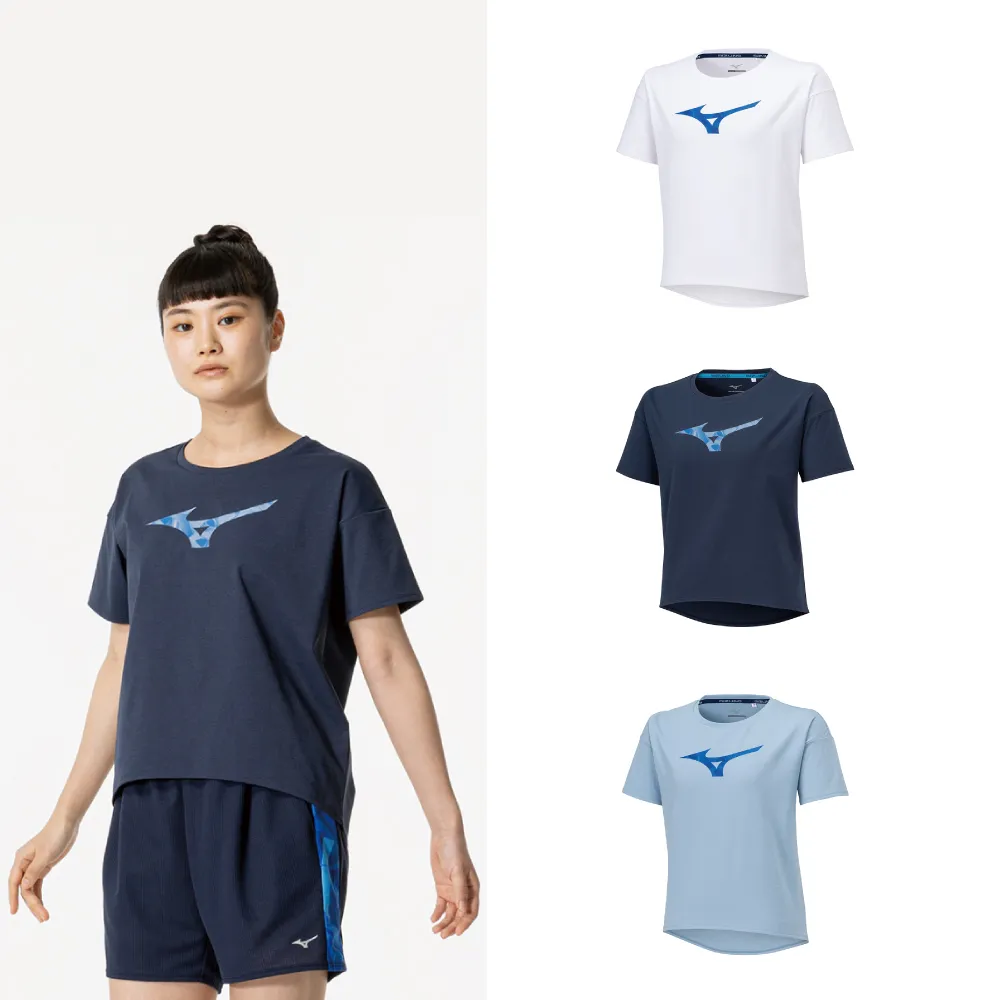 【MIZUNO 美津濃】2024 女款短袖紀念圓領衫 32MAB813XX（任選一件）(T恤)