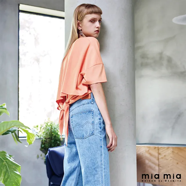 【mia mia】MIA DE MOI寬鬆短版T恤