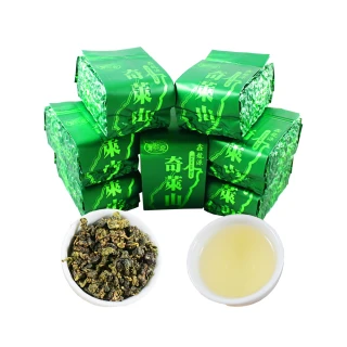 【龍源茶品】奇萊山特選高冷青烏龍茶葉150gx8包(共2斤;附提袋；生青茶；無焙火:無發酵)