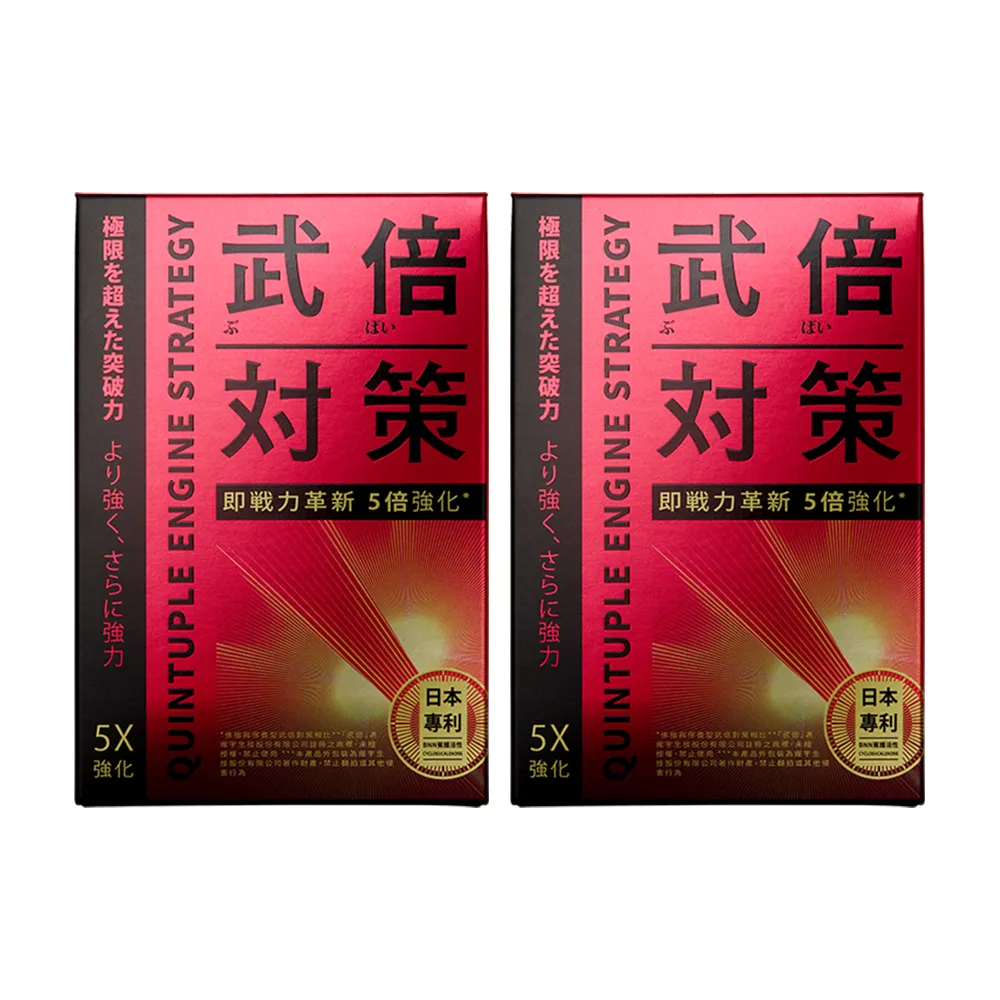 【火星生技】武倍對策二入組(日本專利BNN蕉護活性、L-精胺酸、透納葉、南非醉茄、非馬卡、瑪卡、MACA)