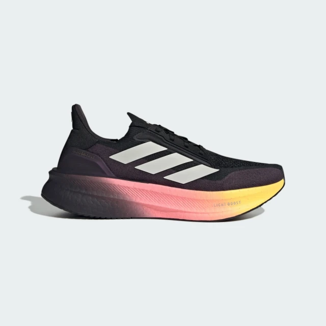 adidas 愛迪達 ULTRABOOST 5X 跑鞋 慢跑鞋 運動鞋(JI1332 男女鞋 黑粉黃配色)