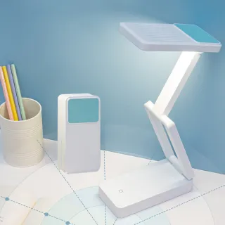 【YOLOMO】無線摺疊LED檯燈 觸控式折疊檯燈 護眼閱讀檯燈 伴讀燈 臥室床頭燈(無極調光/三色調光)