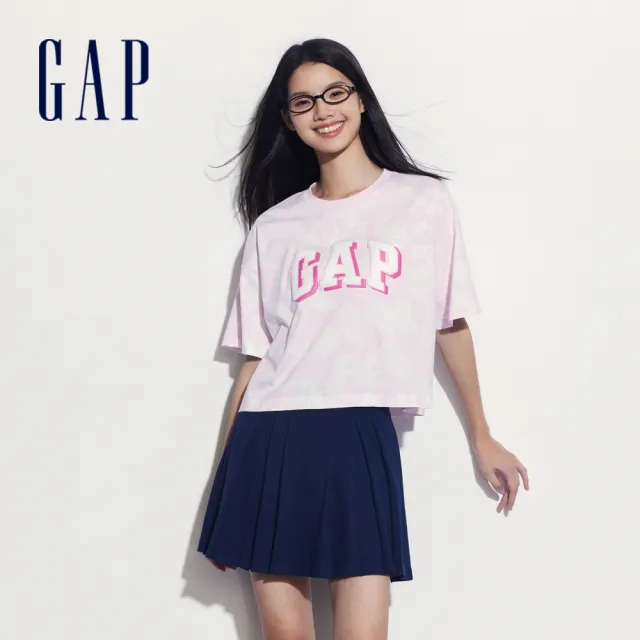 【GAP】男女裝 Logo純棉背心/防曬/小熊刺繡短袖T恤-多款任選(465657&504507&501835&540508&402168&474194)