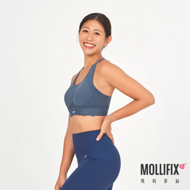 【Mollifix 瑪莉菲絲】零感智塑/柔彈百搭挖背BRA TOP/運動內衣、瑜珈服、無鋼圈(多款任選)