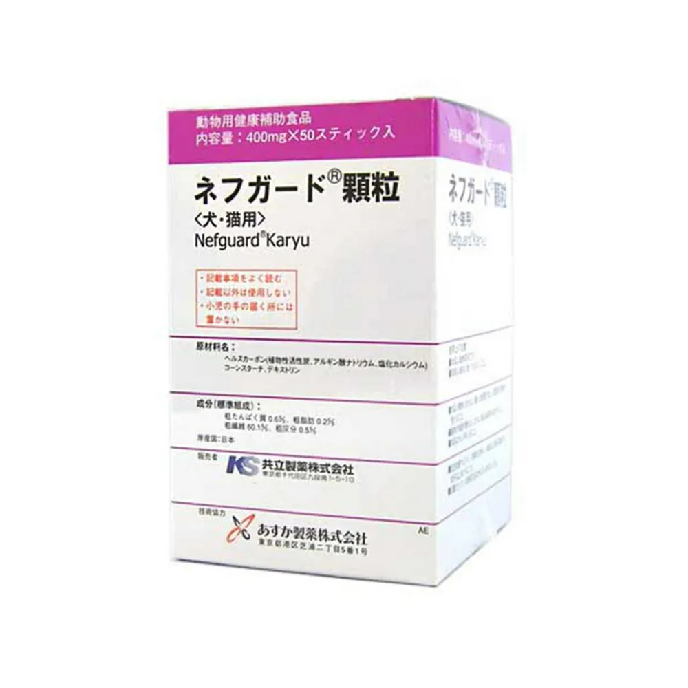【日本共立製藥】活腎炭-粉Nefguard 50包/盒(犬貓腎臟保健/犬貓專用/日本共立製藥/活腎炭)