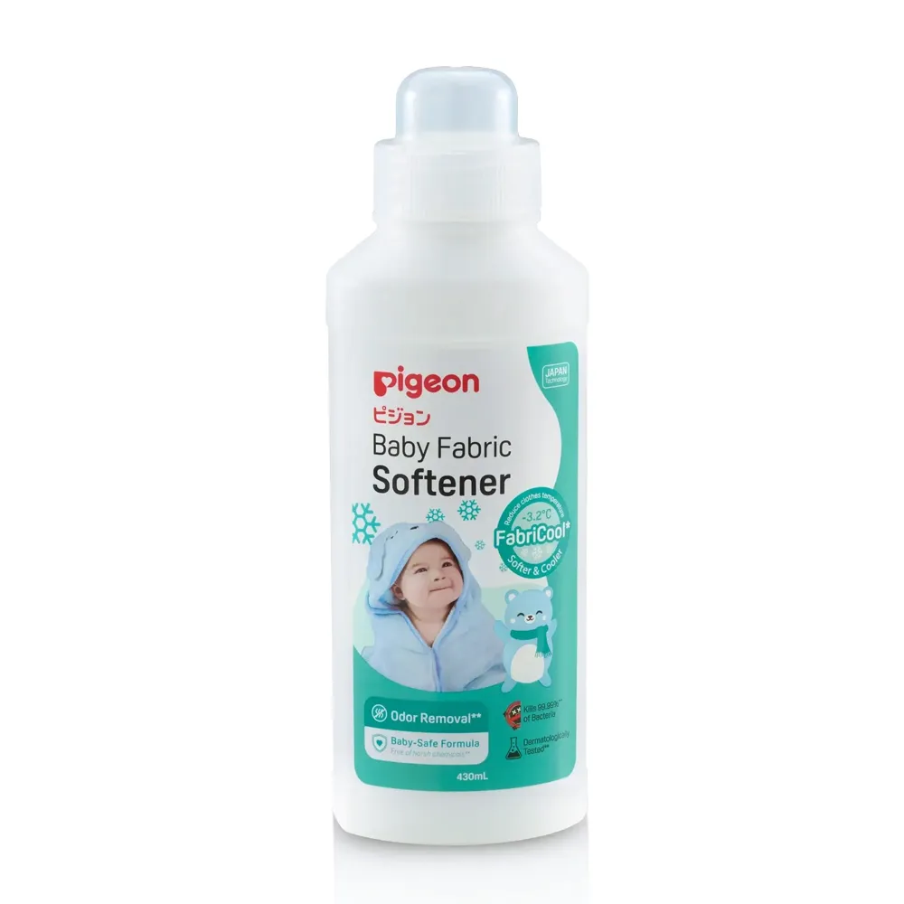 【Pigeon 貝親】嬰兒衣物柔軟精瓶裝430ML(洗淨清潔 無毒 無刺激)