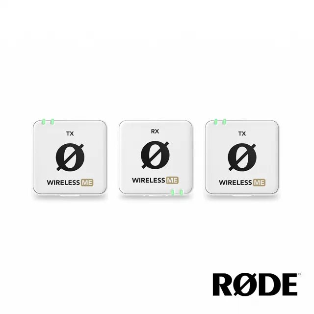 【RODE】Wireless Me Dual 一對二無線麥克風 白色(公司貨)