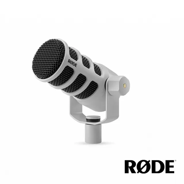 【RODE】PODMIC 廣播級動圈式麥克風 白色│可搭Caster Pro 直播用(公司貨)