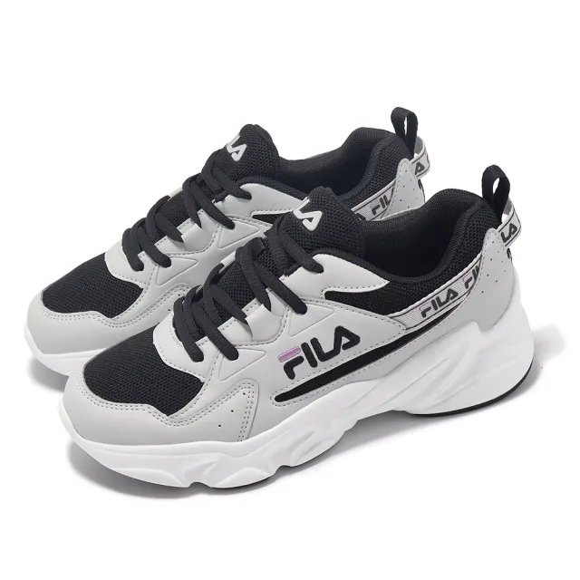 【FILA】休閒鞋 Hidden Tape 女鞋 老爹鞋 復古 運動鞋 厚底 微增高 小白鞋 斐樂 多色 單一價(5J944X116)