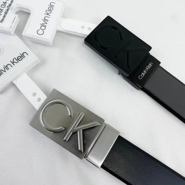 【Calvin Klein 凱文克萊】Calvin Klein 雙向皮帶 CK 腰帶 配件 現貨 送禮(腰帶)