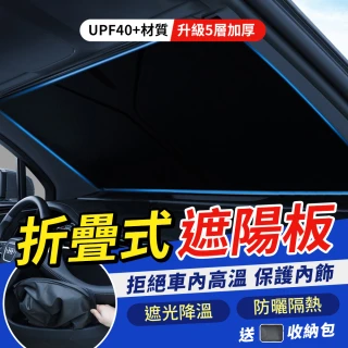 【YORI優里】升級加厚款 汽車前檔遮陽板(車用遮陽板 前擋玻璃 汽車遮陽簾 隔熱遮陽 遮陽檔)