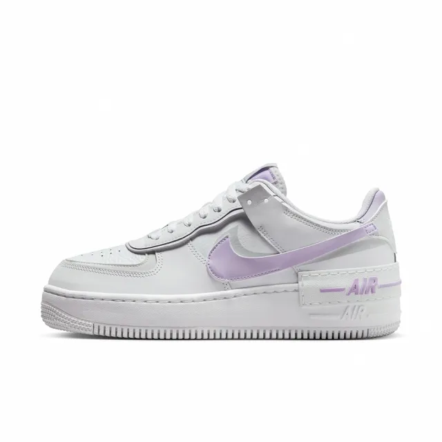 【NIKE 耐吉】W AF1 SHADOW 女 休閒鞋 運動鞋 白紫(FN6335102)