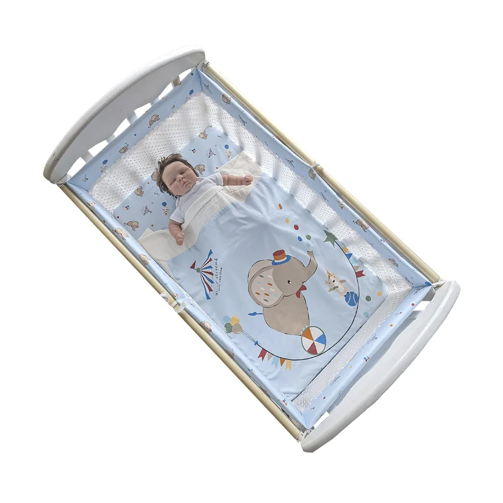 【C.D.BABY】透氣網嬰兒床寢具組  s(嬰兒床床組 寢具 透氣護圍 薄被)