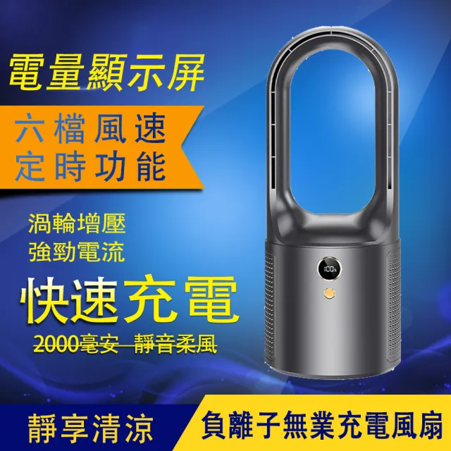 【巧可】usb充電無業風扇(可移動攜帶小電扇)