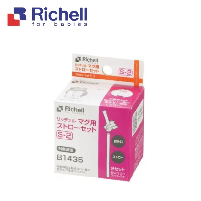 【Richell 利其爾 _官方授權】320ml吸管水杯精選組(水杯+S2替換吸管+AQ背帶)