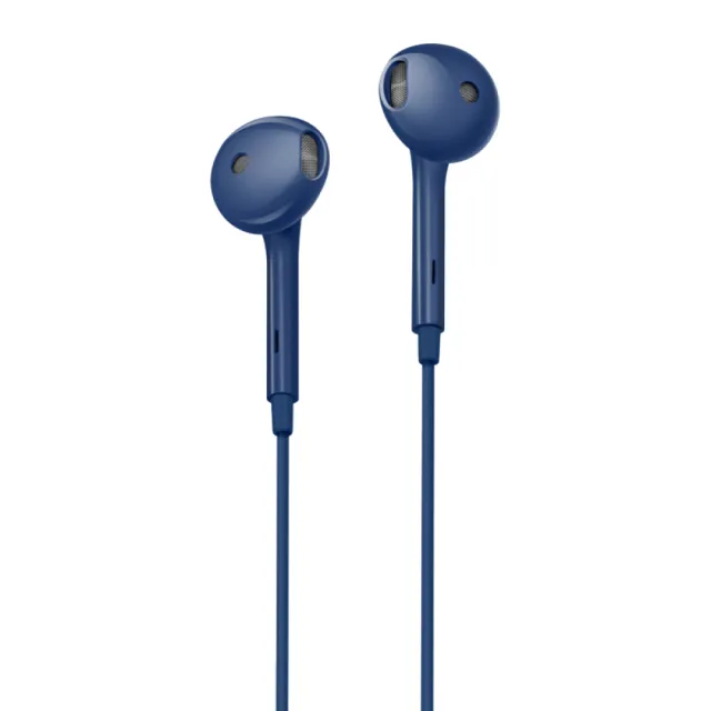 【OPPO】原廠 MH135 高品質半入耳式 3.5mm耳機 - 藏藍(盒裝)