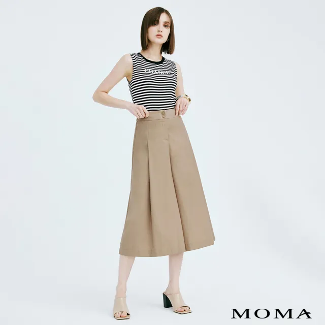 【MOMA】俐落寬口八分褲(兩色)