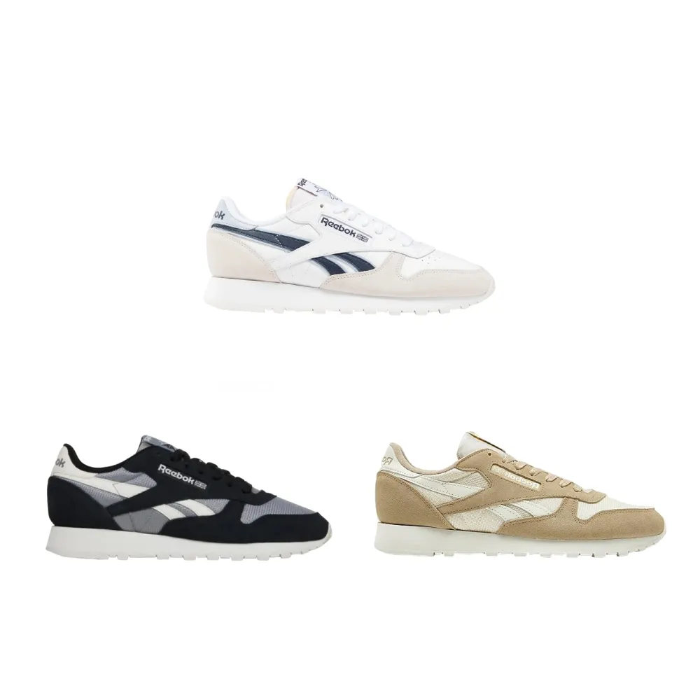 【REEBOK官方旗艦】CLASSIC LEATHER 慢跑鞋_男/女(三款任選)