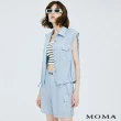 【MOMA】自然棉麻｜休閒感棉麻上衣(藍色)