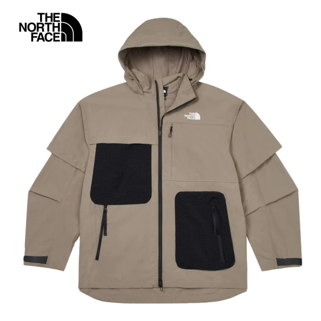 The North Face 北面男款米色吸濕排汗舒適透氣大