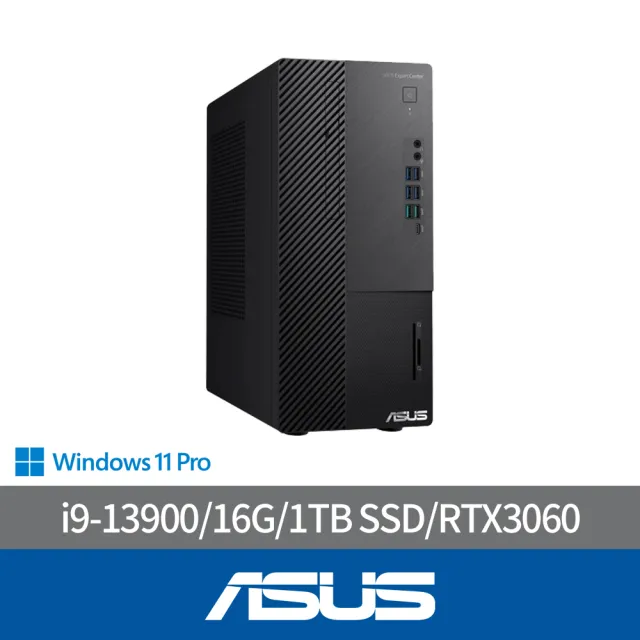 【ASUS 華碩】i9 RTX3060獨顯商用電腦(D800MDR/i9-13900/16G/1TB SSD/RTX3060/W11P)