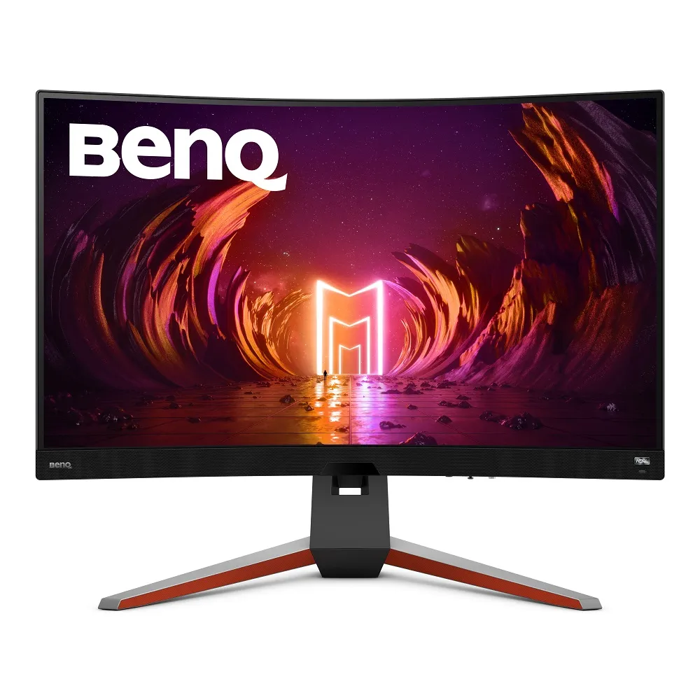 【BenQ】無線鍵鼠組★EX2710R 27型VA 2K 165Hz 1000R曲面遊戲護眼螢幕(HDR400/2.1聲道/freesync/遙控器/1ms