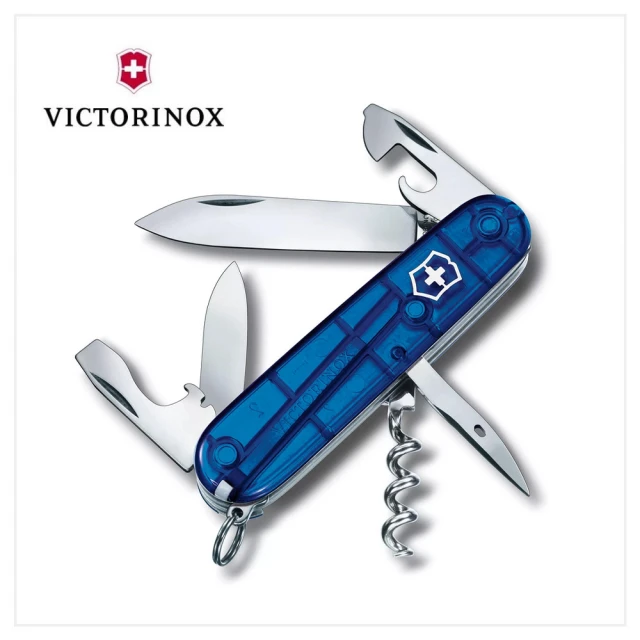 VICTORINOX 瑞士維氏 瑞士刀 91mm/12用/透藍(1.3603.T2)