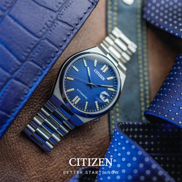 CITIZEN 星辰 TSUYOSA系列 NJ0151-88L 日系簡約 英倫 紳士 穿搭配件 帶日期 不鏽鋼 手錶