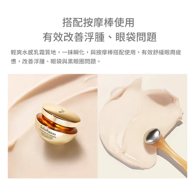 【Sulwhasoo 雪花秀】滋陰蔘緊緻彈力眼霜 20ml(A醇眼霜(官方直營))