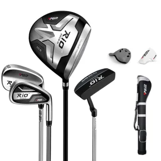 【PGM】高爾夫球桿全套男士套杆鋁合金一號木鐵桿推桿初學球具套裝(超輕碳桿身)